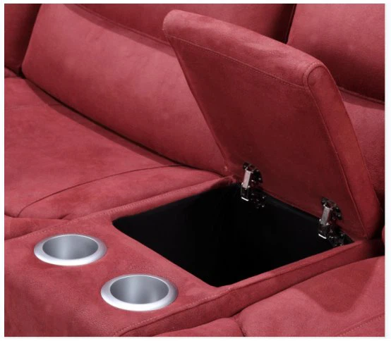 sofa with cup holders